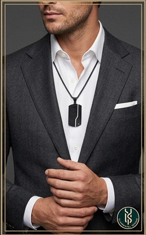 COLLAR STEEL TAGS BLACK