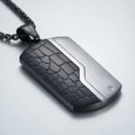 COLLAR STEEL TAGS BLACK
