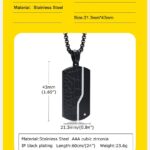 COLLAR STEEL TAGS BLACK