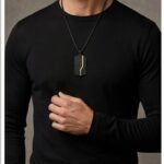 COLLAR STEEL TAGS BLACK