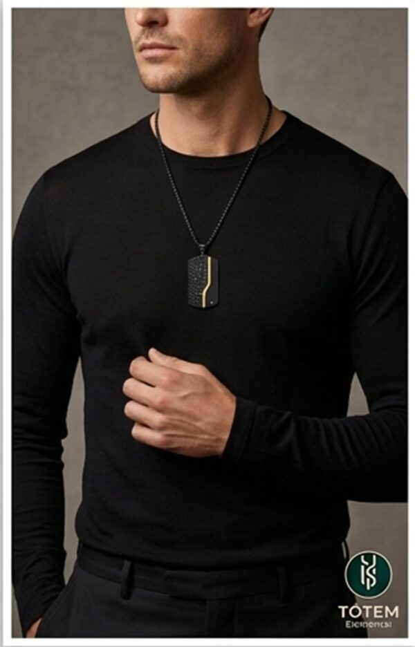 COLLAR STEEL TAGS BLACK