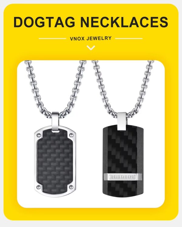Los Collares “Black Carbon Elite” llegan para ofrecerte dos diseños exclusivos en una misma colección, pensados para quienes buscan elegancia moderna con un toque agresivo y sofisticado.