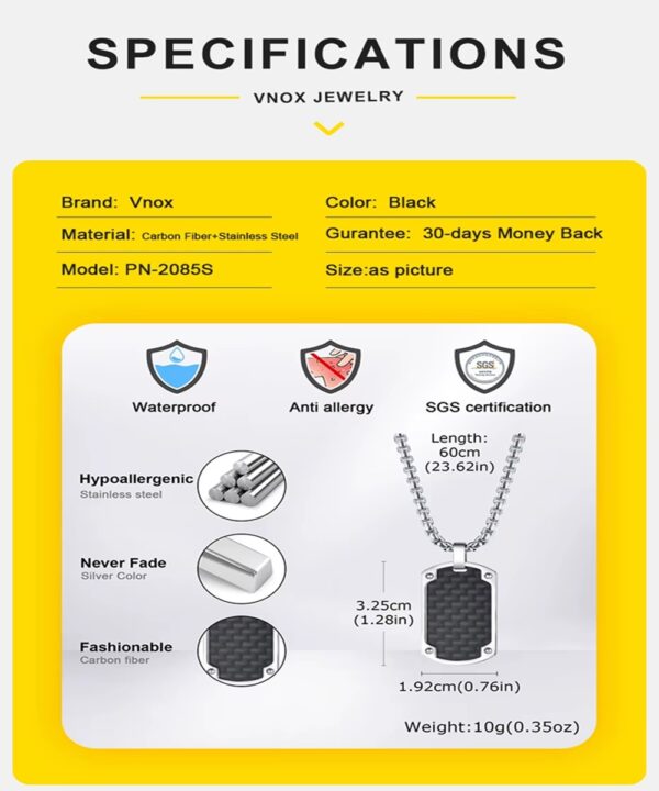 Los Collares “Black Carbon Elite” llegan para ofrecerte dos diseños exclusivos en una misma colección, pensados para quienes buscan elegancia moderna con un toque agresivo y sofisticado.