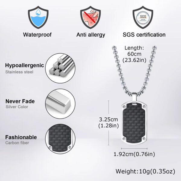 Los Collares “Black Carbon Elite” llegan para ofrecerte dos diseños exclusivos en una misma colección, pensados para quienes buscan elegancia moderna con un toque agresivo y sofisticado.