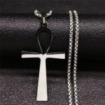 El Collar Ankh Eternal está inspirado en uno de los símbolos más poderosos de la historia: la cruz egipcia de la vida, conocida como Ankh. Este emblema ha sido asociado durante siglos con la eternidad, la energía vital y el poder espiritual.