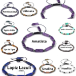 elegantes pulseras están elaboradas con piedras naturales cuidadosamente seleccionadas, cada una con su propio color, energía y simbolismo