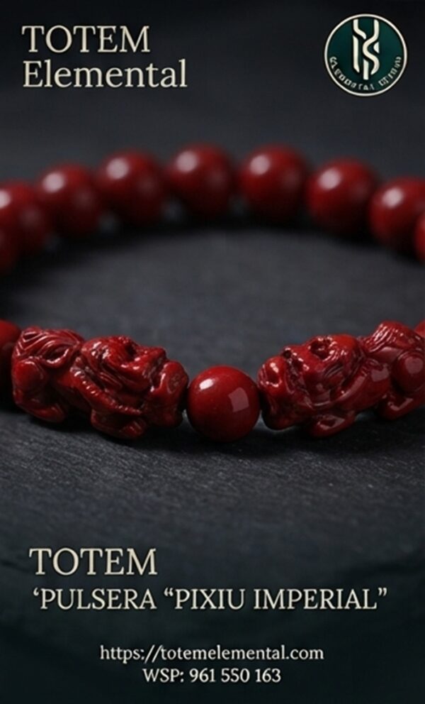 PULSERA CINABRIO “PIXIU IMPERIAL”