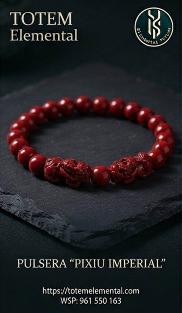 PULSERA CINABRIO “PIXIU IMPERIAL”