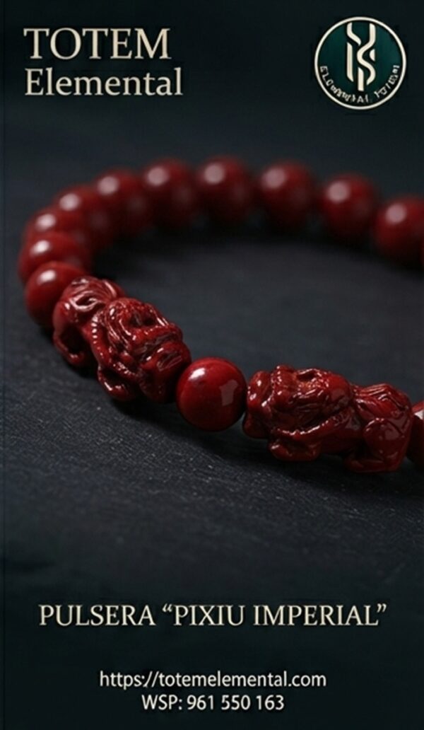 PULSERA CINABRIO “PIXIU IMPERIAL”