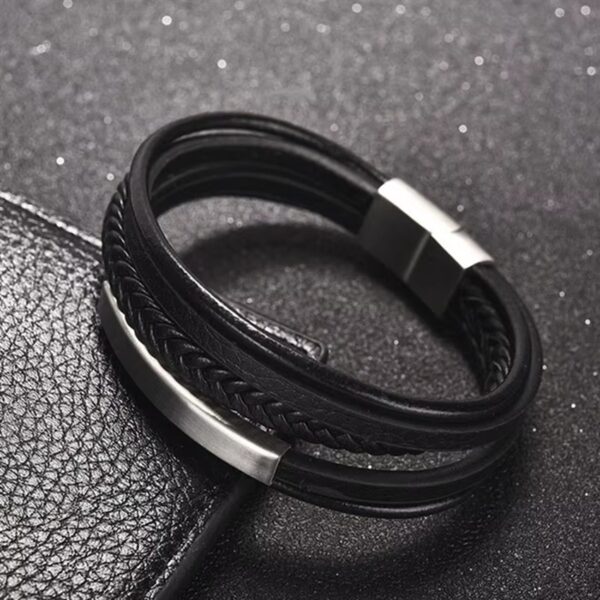 PULSERA DE CUERO CAIMAN
