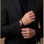PULSERA DE CUERO CAIMAN