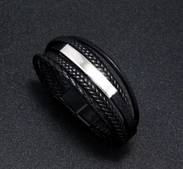 PULSERA DE CUERO CAIMAN