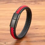 NUEVA PULSERA DE CUERO PREMIUM Eleva tu estilo con esta pulsera de cuero trenzado de alta calidad, diseñada para quienes quieren destacar con un accesorio moderno, elegante y lleno de personalidad
