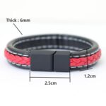 NUEVA PULSERA DE CUERO PREMIUM Eleva tu estilo con esta pulsera de cuero trenzado de alta calidad, diseñada para quienes quieren destacar con un accesorio moderno, elegante y lleno de personalidad