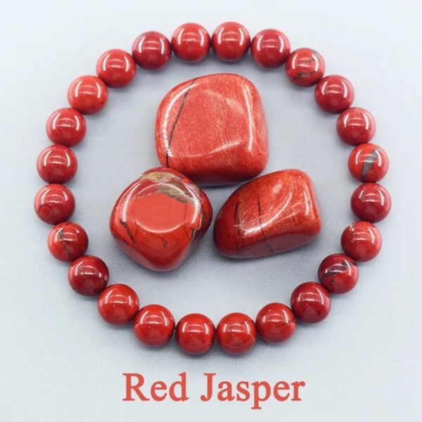 PULSERA ENERGÍA VITAL – JASPE ROJO