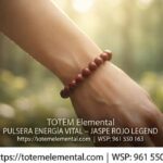 PULSERA ENERGÍA VITAL – JASPE ROJO