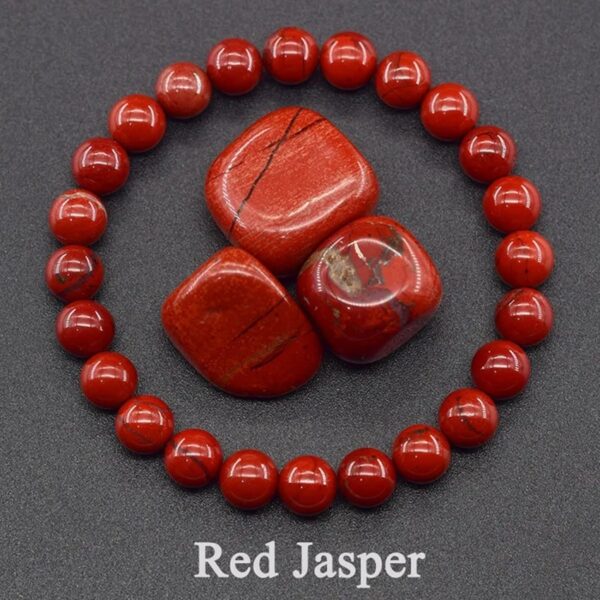 PULSERA ENERGÍA VITAL – JASPE ROJO