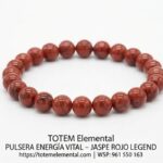 PULSERA ENERGÍA VITAL – JASPE ROJO