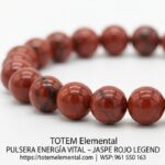 PULSERA ENERGÍA VITAL – JASPE ROJO