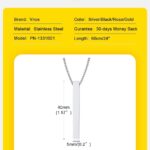 La combinación de cadena tipo cubana + cadena fina con dije rectangular crea un contraste moderno, sofisticado y muy atractivo. Es el tipo de accesorio que hace que tu outfit pase de básico a impactante en segundos.