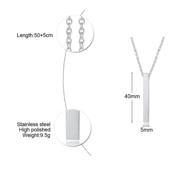 La combinación de cadena tipo cubana + cadena fina con dije rectangular crea un contraste moderno, sofisticado y muy atractivo. Es el tipo de accesorio que hace que tu outfit pase de básico a impactante en segundos.