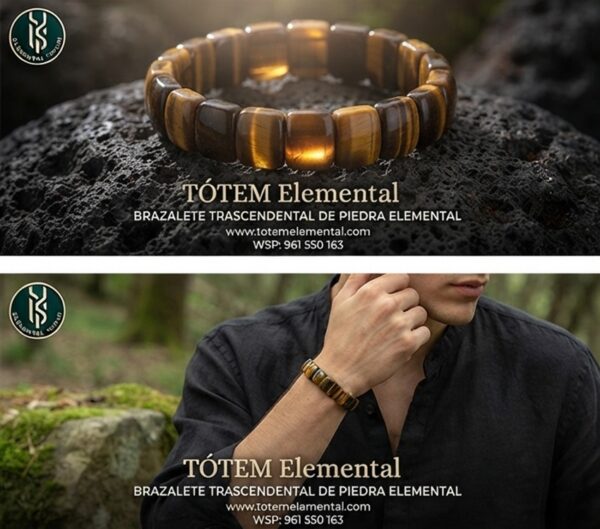 BRAZALETE TRASCENDENTAL DE PIEDRA ELEMENTAL