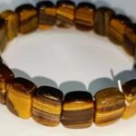 BRAZALETES PIEDRAS NATURALES CUADRADAS OJO DE TIGRE