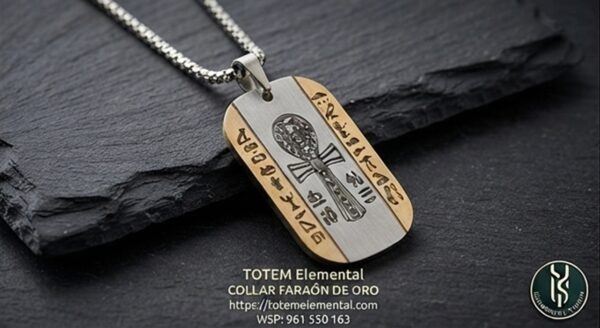 COLLAR FARAÓN DE ORO EL PODER DE ANUBIS