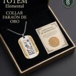 COLLAR FARAÓN DE ORO EL PODER DE ANUBIS