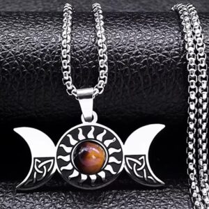 245 🌑♾️COLLAR LUNA SOLAR ÉLITE – PODER, ESTILO Y ENERGÍA🌑♾️