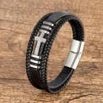 🌑♾️" PULSERA CRUZ TITÁN" 🌑♾️ 🔥✝️LLEVA TU ESTILO CON PODER, FE Y CARÁCTER EN UNA SOLA PIEZA 🔥✝️