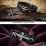 PULSERA CRUZ TITÁN”-ESTILO CON PODER Y FE