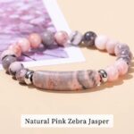 PULSERA DE CUARZO ZEBRA ROSA