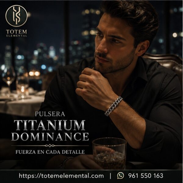 PULSERA “TITANIUM DOMINANCE”