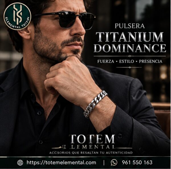 PULSERA “TITANIUM DOMINANCE”