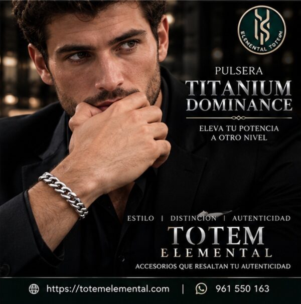 PULSERA “TITANIUM DOMINANCE”