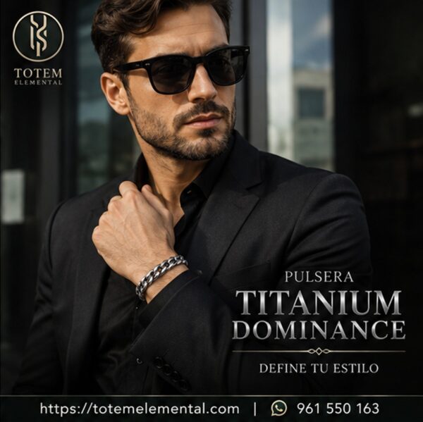 PULSERA “TITANIUM DOMINANCE”
