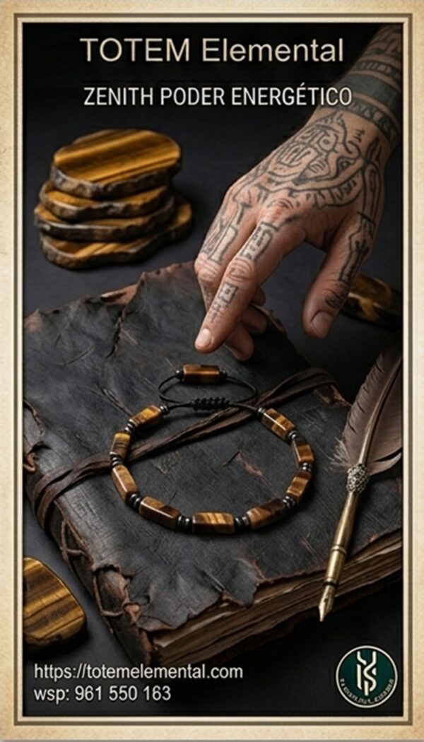 PULSERA ZENITH AMATISTA OJO TIGRE