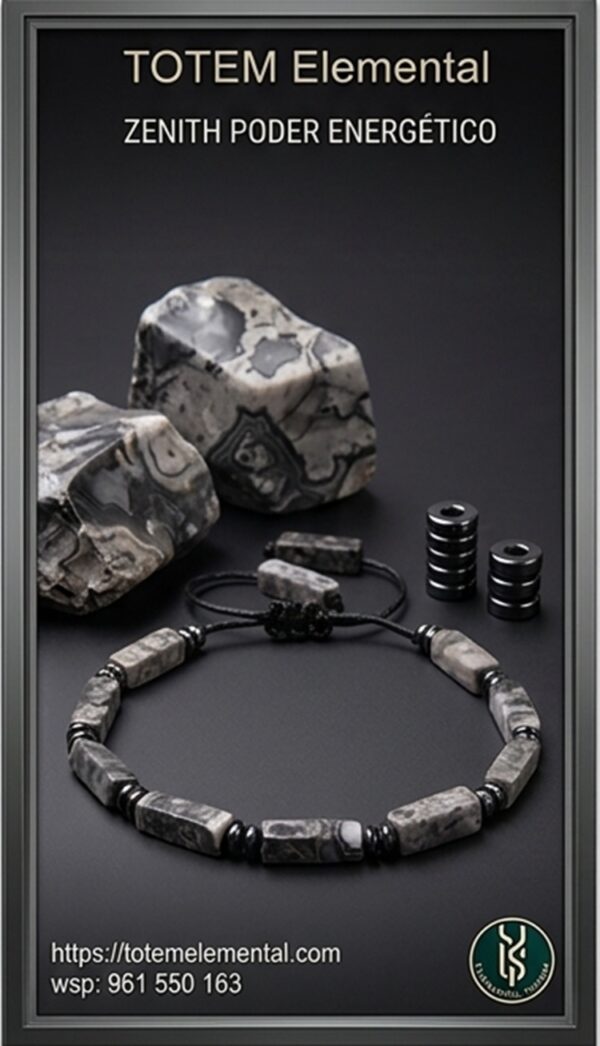PULSERA ZENITH AMATISTA PIEDRA MAPA