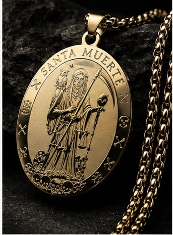 Collar Santa Muerte: Guardiana del Destino