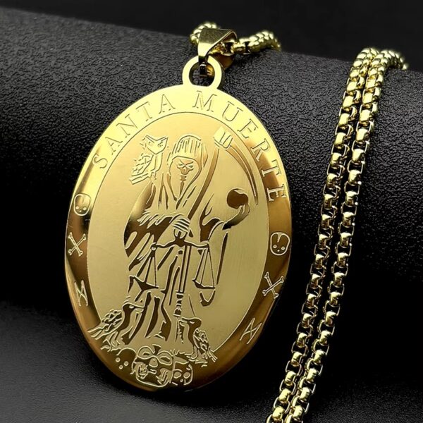 Collar Santa Muerte: Guardiana del Destino