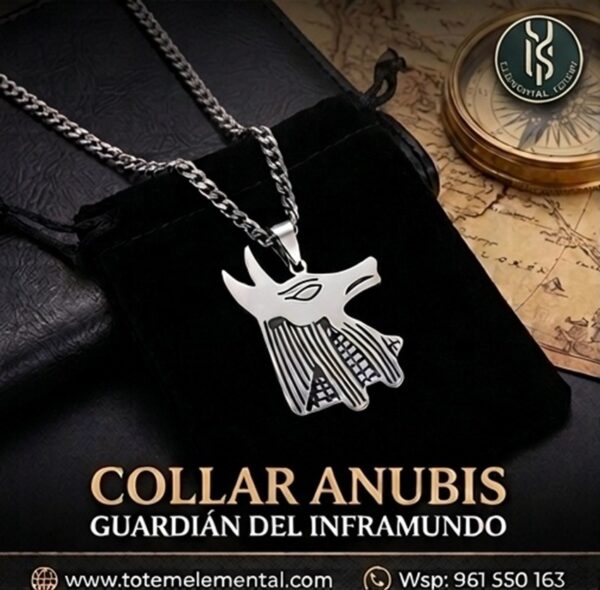 COLLAR ANUBIS: GUARDIÁN DEL INFRAMUNDO