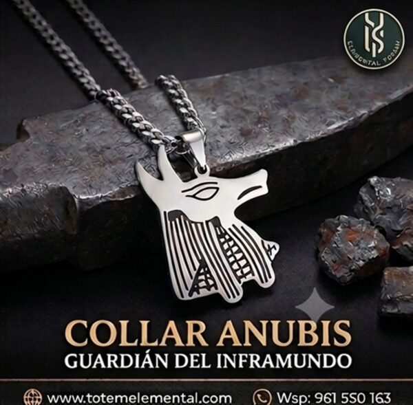 COLLAR ANUBIS: GUARDIÁN DEL INFRAMUNDO