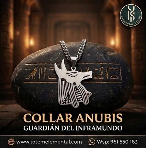 COLLAR ANUBIS: GUARDIÁN DEL INFRAMUNDO