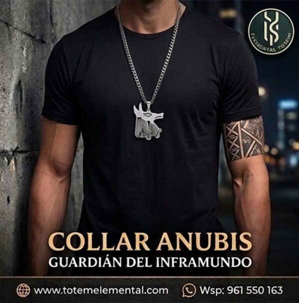 COLLAR ANUBIS: GUARDIÁN DEL INFRAMUNDO