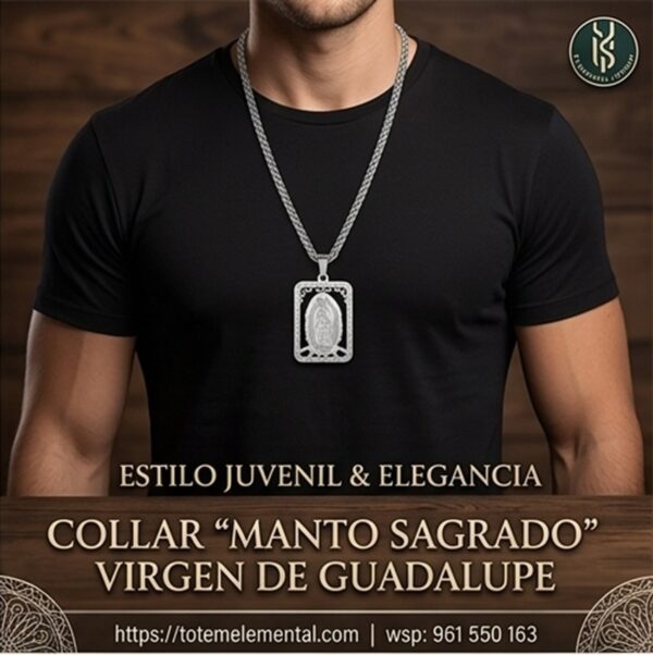 "COLLAR MANTO SAGRADO" VIRGEN DE GUADALUPE