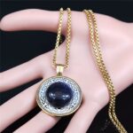 BJ-253 COLLAR NÓRDICO ✨ ORBE DE ODÍN, OJO DE MIDGARD✨