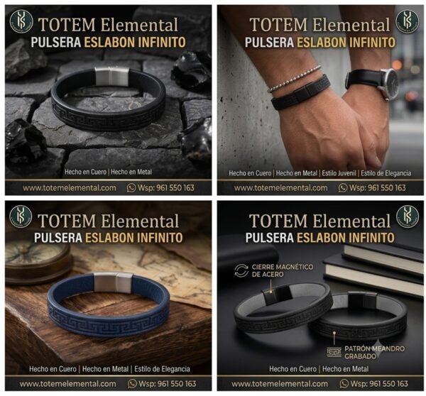 PULSERA ESLABÓN INFINITO