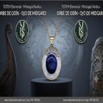 BJ-253 COLLAR NÓRDICO ✨ ORBE DE ODÍN, OJO DE MIDGARD✨