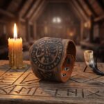 BRAZALETE VALQUIRIA DE HIERRO SELLO DEL VALHALLA